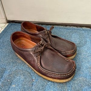 Clarks wallabees men’s size 10.5. Leather upper.